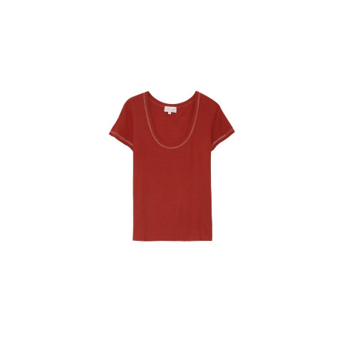 T-shirt Grace & Mila Rouge ou Bleu Marine modèle Tapas, Cloane vetements Femme Vannes