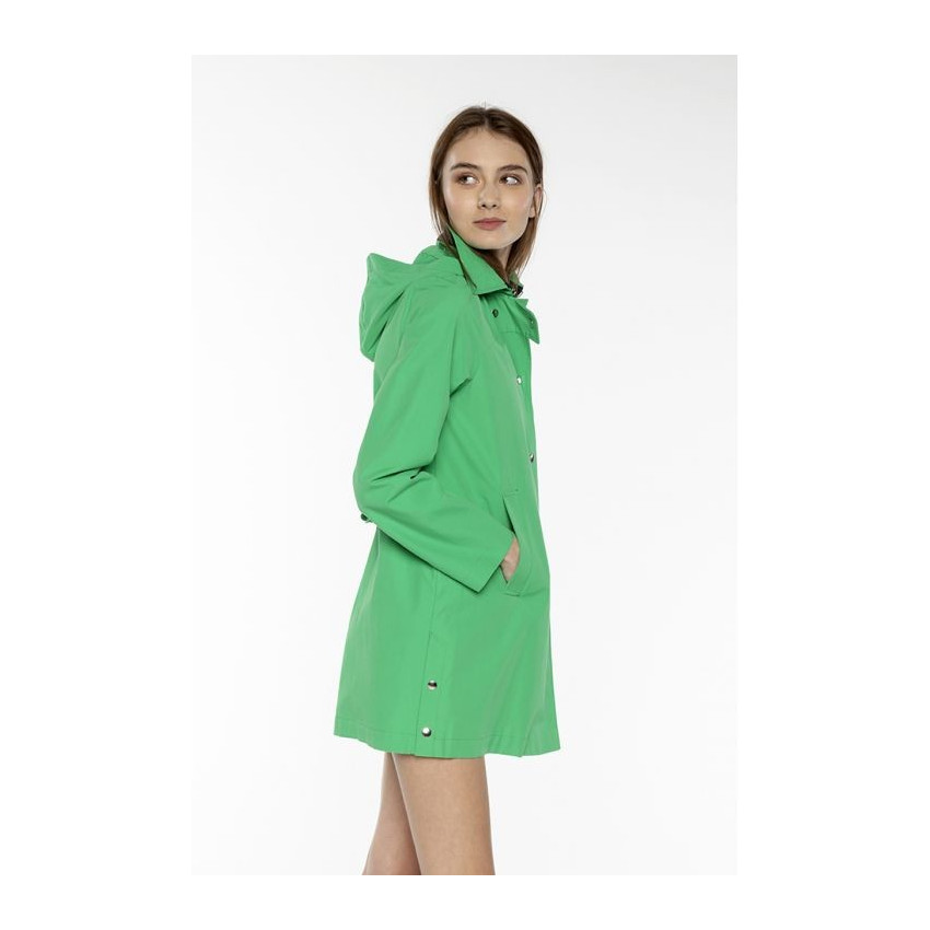 Trench & Coat femme, veste imper Crozon coloris VERT, CLOANE, E-boutique et magasins vetements femme Vannes
