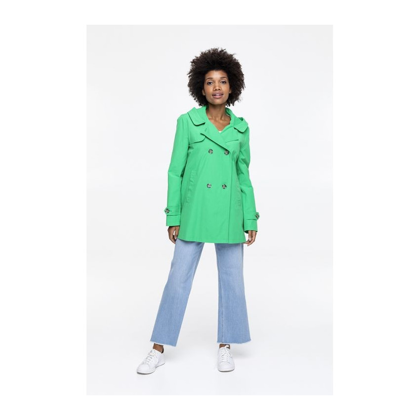 Trench & Coat femme, veste imper Oléron coloris Vert, CLOANE, E-boutique et magasins vetements femme Vannes
