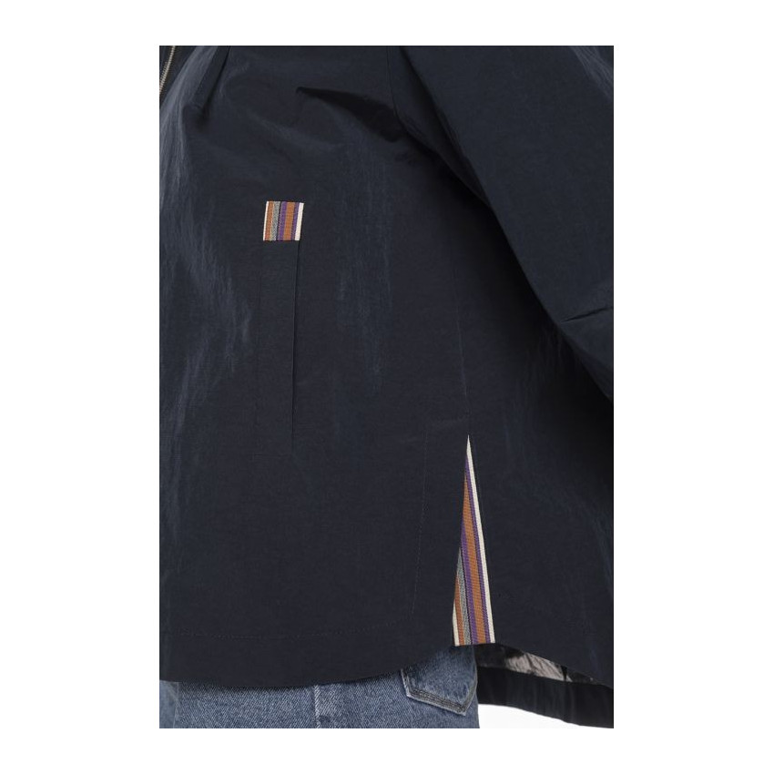 Blouson zip capuche femme TRENCH & COAT coloris Bleu marine, Réf: Mimizan chez CLOANE à Vannes