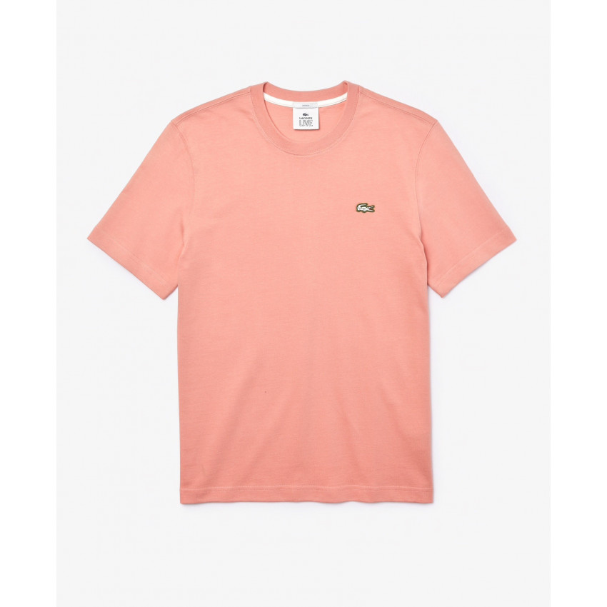 T-shirt basic Lacoste Live coloris unis slim fit chez CLOANE, Vetements de marques à Vannes