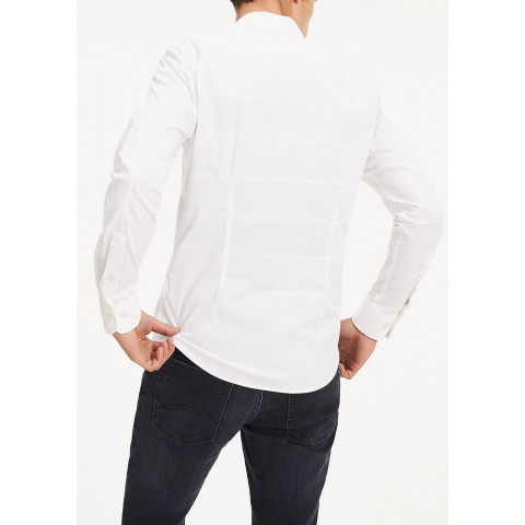 chemise tommy hilfiger original stretch bleu marine, noir, bleu ciel, blanc référence DM0DM04405 chez Cloane square a Vannes