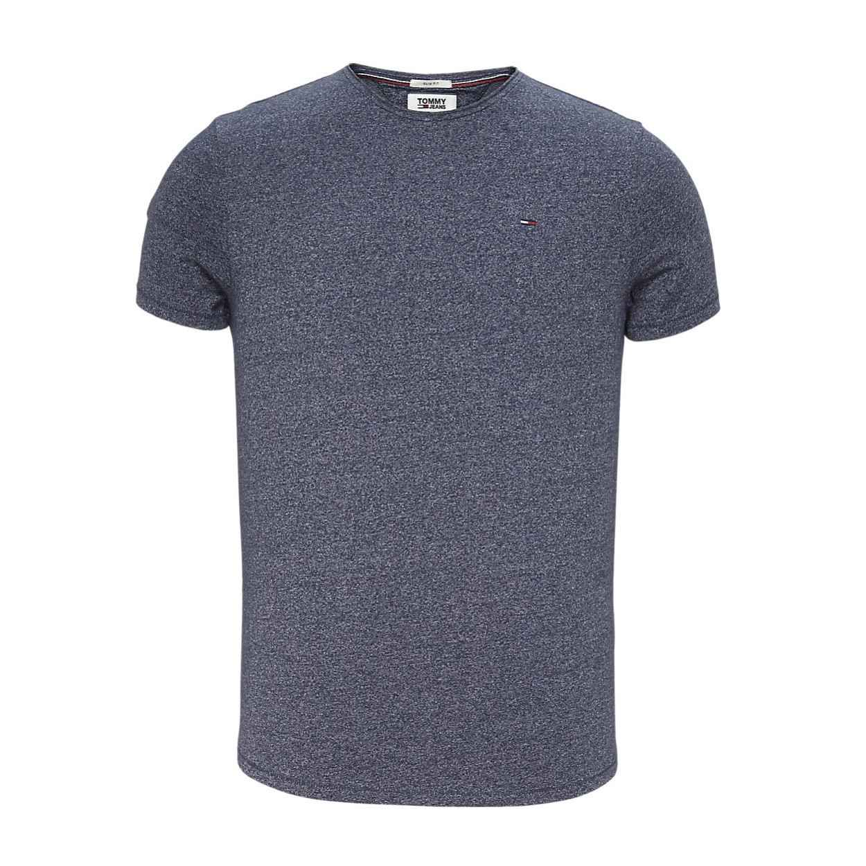 T-shirt Homme Tommy Hilfiger essential jaspe Bleu Marine chiné, Manches courtes & col rond référence DM0DM04792 002