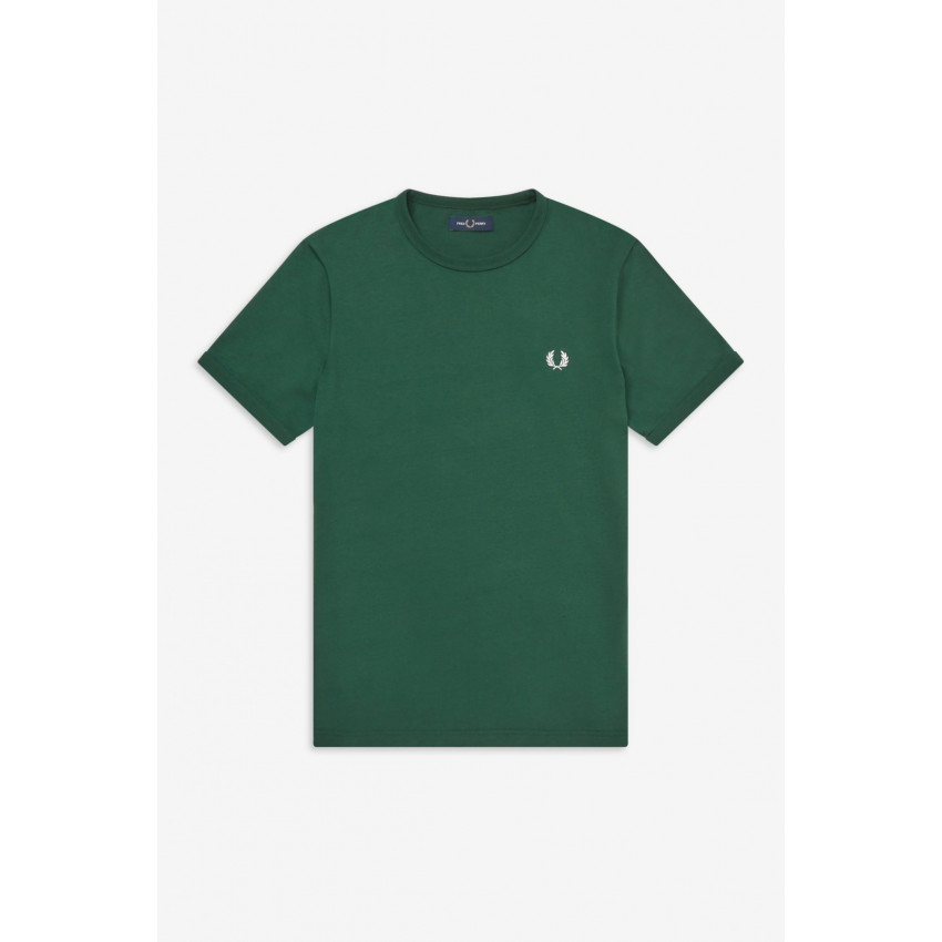 T-shirt Homme col rond FRED PERRY coloris Vert ou Bordeaux rérérence  M3519 656 850