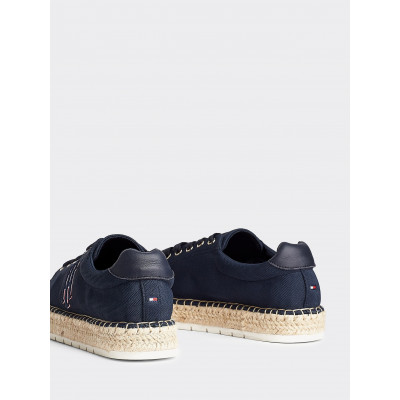 espadrille tommy hilfiger femme bleu marine