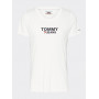 T-shirt femme Tommy Jeans blanc référence DW0DW07526 