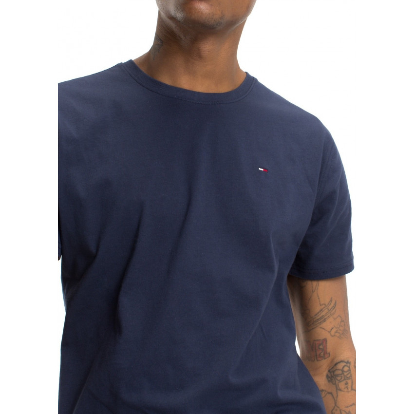 T-shirt basique TOMMY HILFIGER homme, Bleu marine, Blanc, Noir, référence DM0DM04411, Cloane Vannes