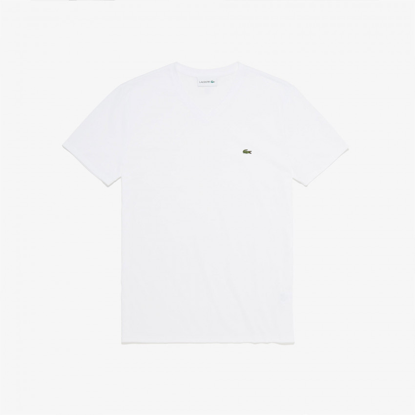 T-shirt Lacoste basic col v pour Homme, référence TH6710, CLOANE à Vannes