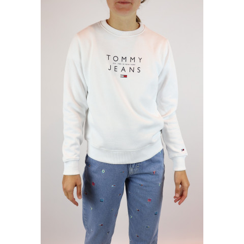 Tommy Jeans Femme Modern Logo Sweat-Shirt À Capuche Manches Longues 