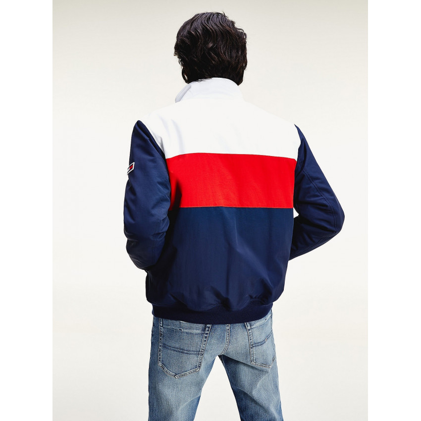 Blouson Homme Tommy Jeans Bleu/Blanc/Rouge DM0DM08482, e-shop CLOANE, magasins de vêtements à Vannes