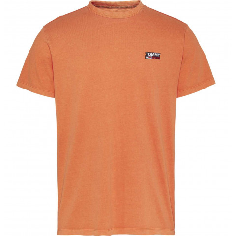 T-shirt Homme Tommy Hilfiger Washed Logo Orange DM0DM08450 SFQ