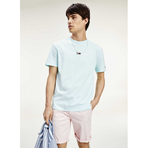 T-shirt Homme TOMMY JEANS Straight Turquoise, e-boutique CLOANE, magasins à Vannes