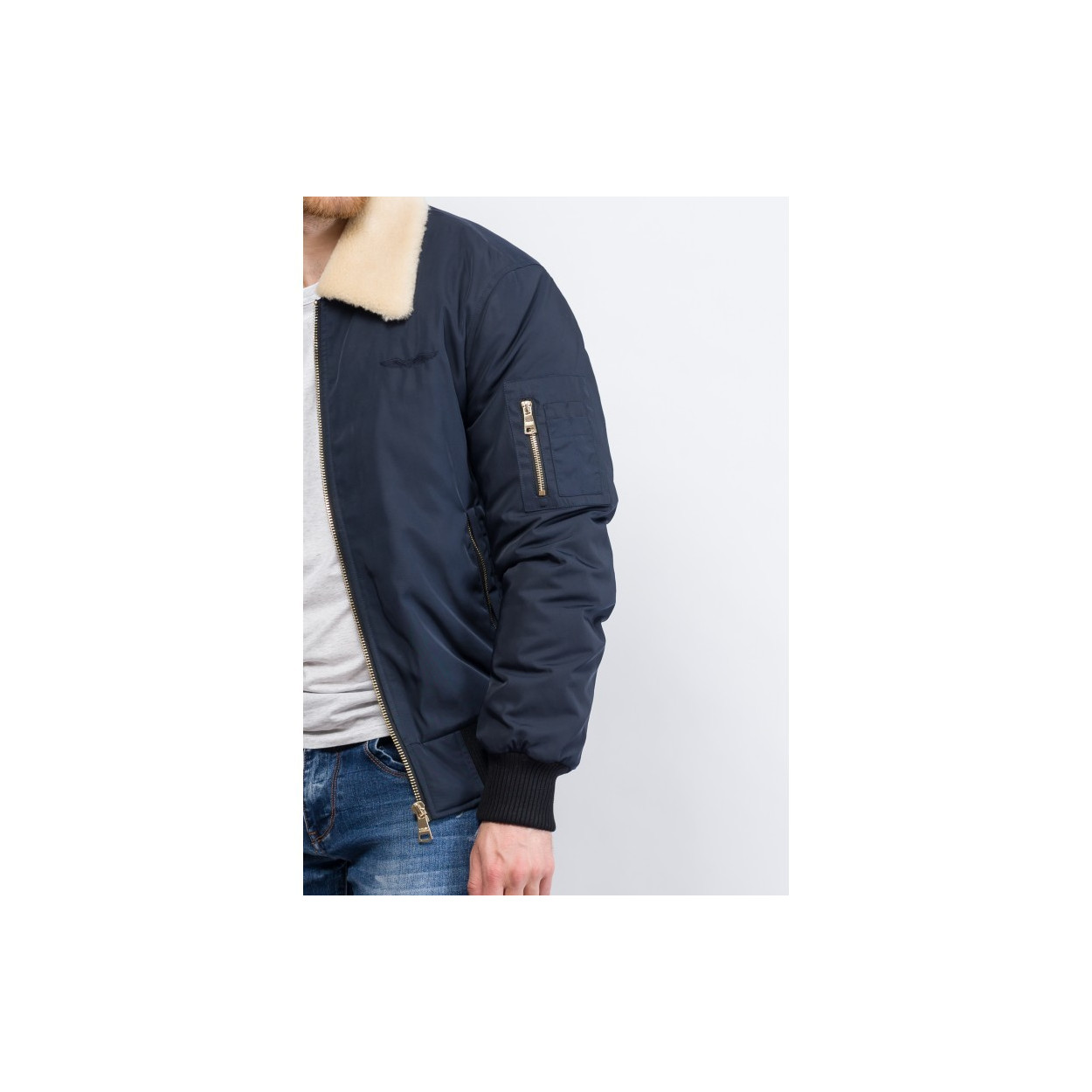 BOMBERS ORGINAL Homme Col Mouton | E-boutique CLOANE