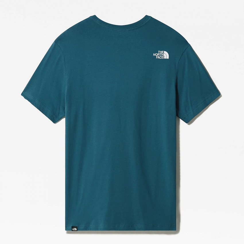 T-shirt Homme The North Face, blackbox bleu mer logo poitrine relief, E-shop CLOANE