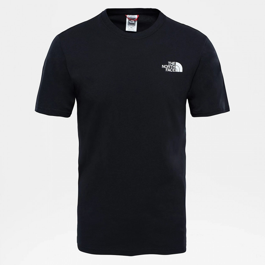 T-shirt Homme THE NORTH FACE blanc ou noir logo rouge (redbox) dans le dos, E-shop CLOANE