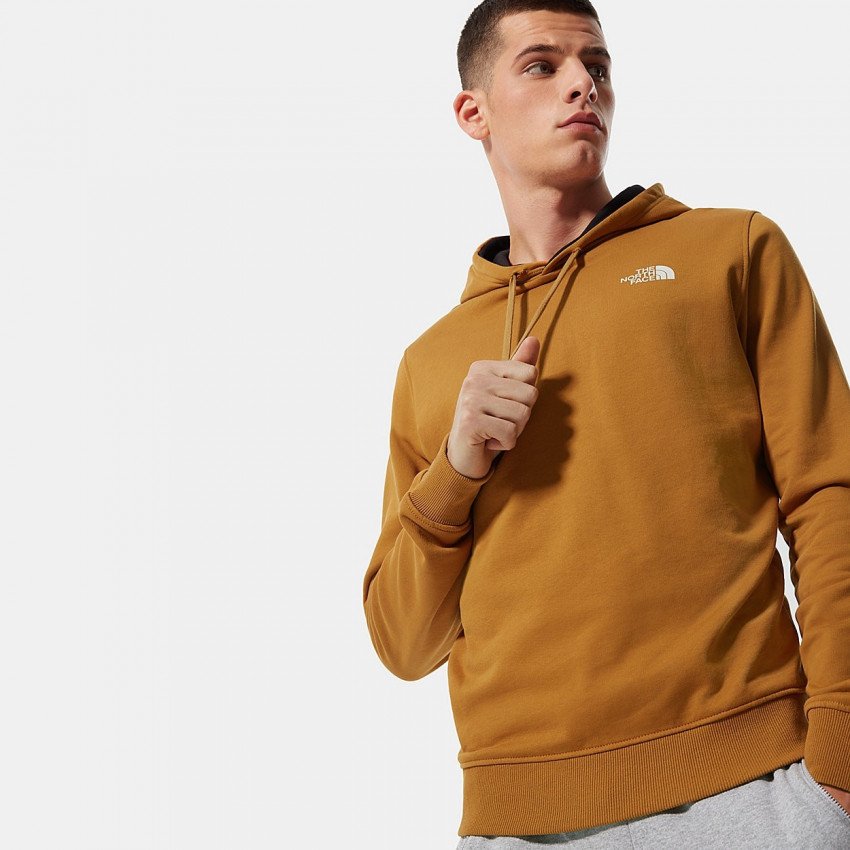 Sweat THE NORTH FACE Homme, coloris moutarde (camel) logo capuche