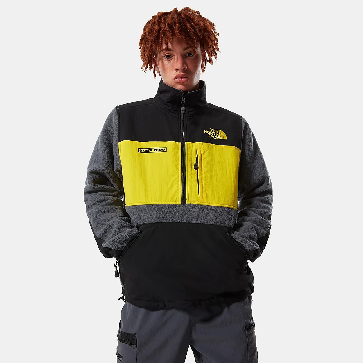 the north face polaire jaune