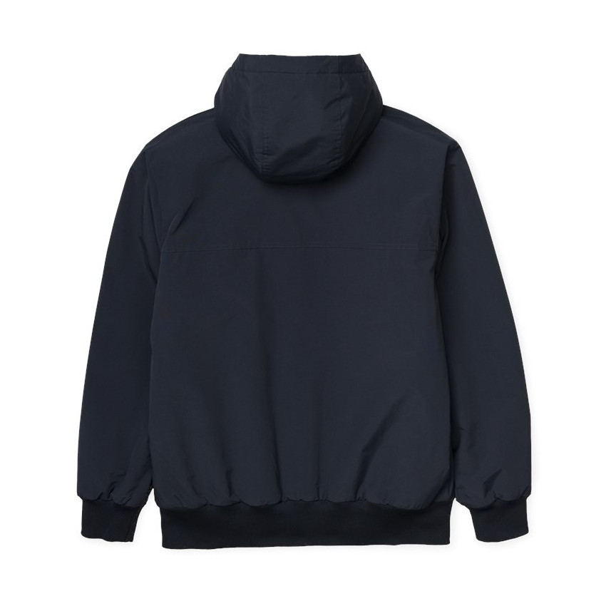 Blouson sail jacket CARHARTT-WIP bleu marine ou kaki à capuche