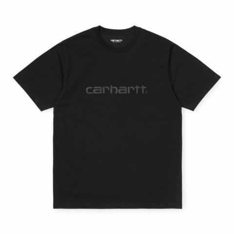 T-shirt Homme CARHARTT Script Noir, Référence I023803, e-boutique CLOANE, magasins à Vannes