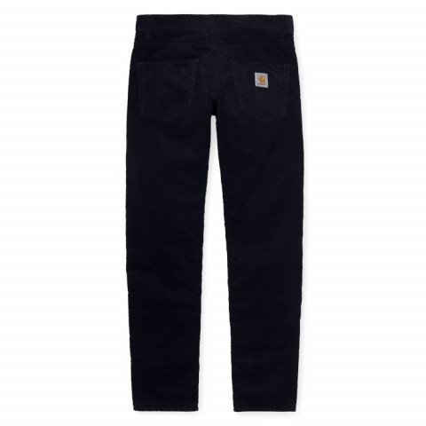 Pantalon Homme Carhartt Velour Bleu Marine, référence I017779, e-shop CLOANE, magasins à Vannes
