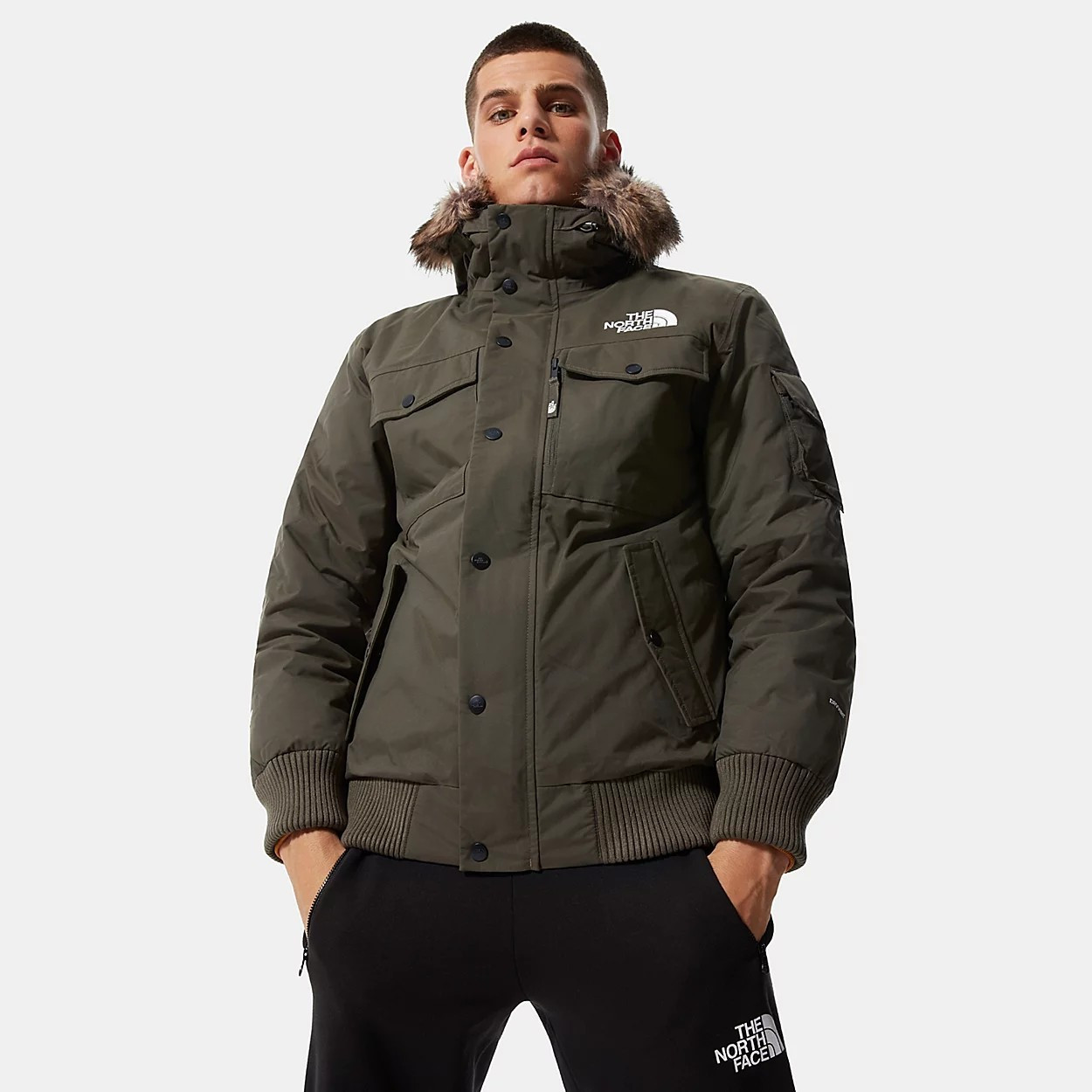 doudoune homme fourrure the north face